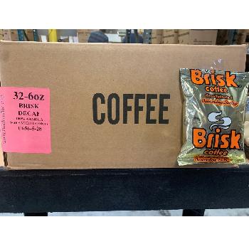 6 oz. Brisk Gourmet Decaf Coffee with SAT Filters - 32 Count